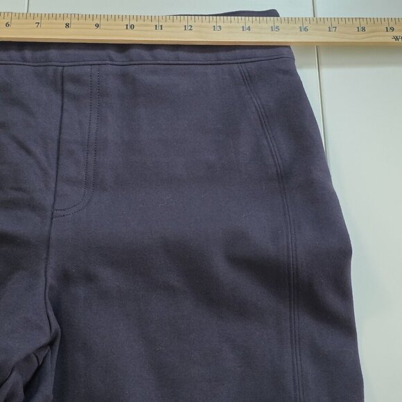 Spanx Pants Womens L Tall Navy Pull On Ponte Stretch No Pockets Office Casual - Picture 5 of 16